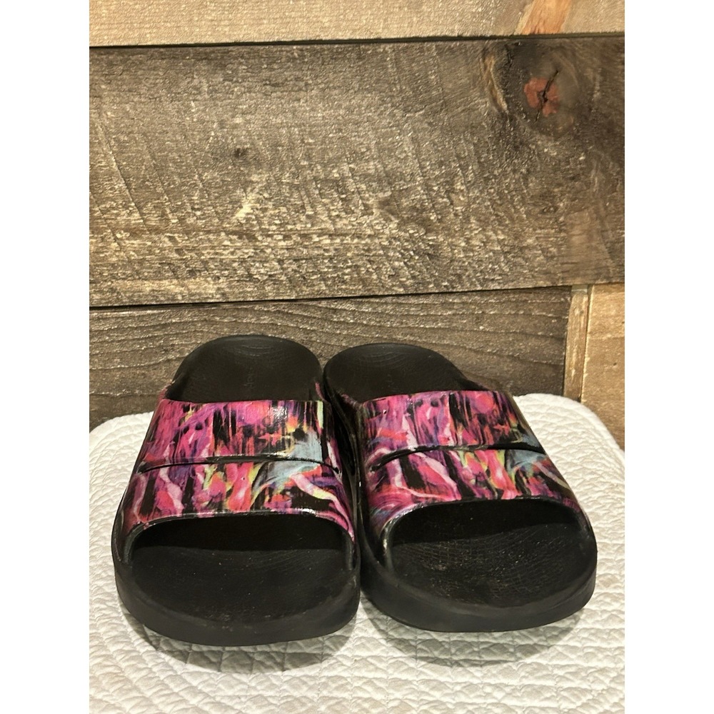 Oofos OOAHH Limited Edition Canyon Sunlight Women's 6 Men 4 Sandals Comfort - Picture 2 of 7